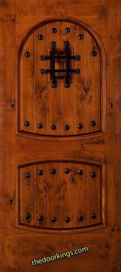 sw01 knotty alder wood door